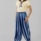 PANTALON RAYADO ANUDADO