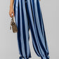 PANTALON RAYADO ANUDADO