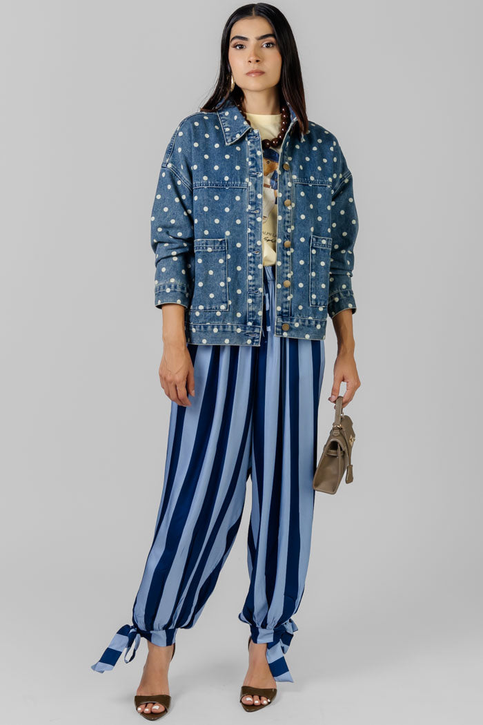 CHAQUETA DENIM LUNAR OVERSIZE
