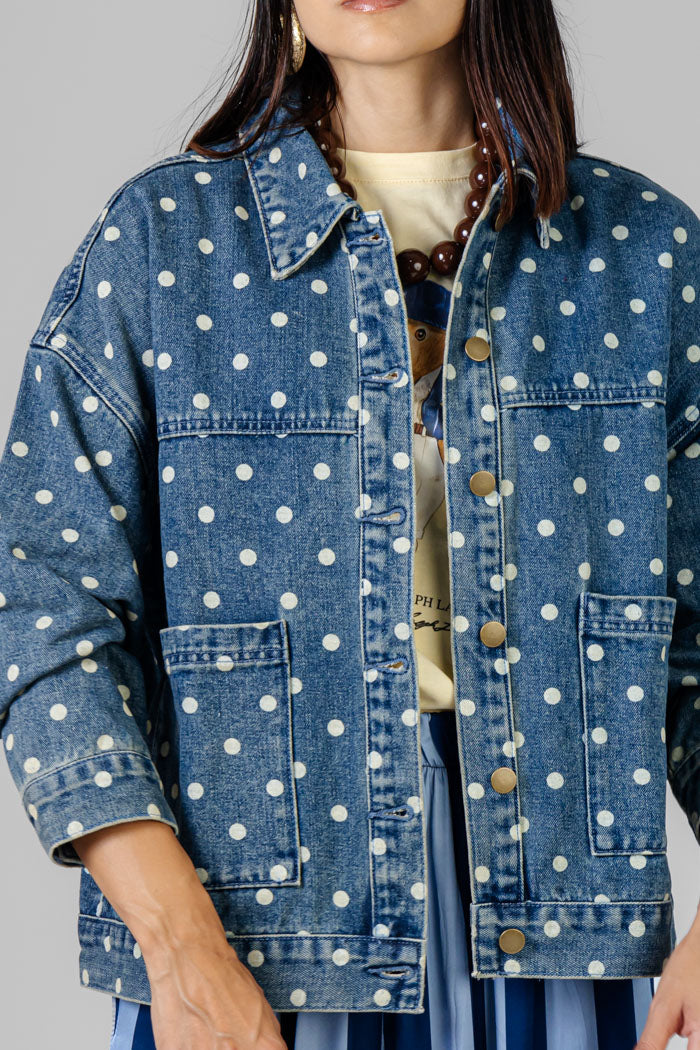 CHAQUETA DENIM LUNAR OVERSIZE