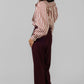 BLUSA ESTAMPADA CON LAZO