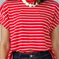 BLUSA RAYADA CUELLO REDONDO