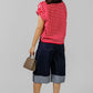 BLUSA RAYADA CUELLO REDONDO