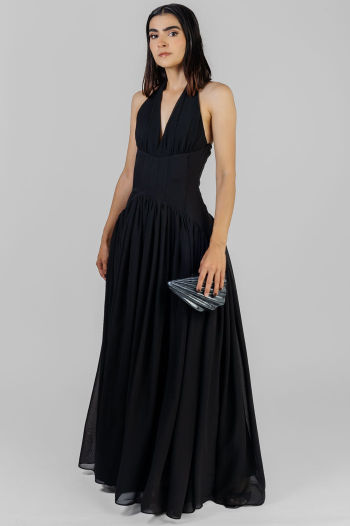MAXI VESTIDO ESCOTE HALTER