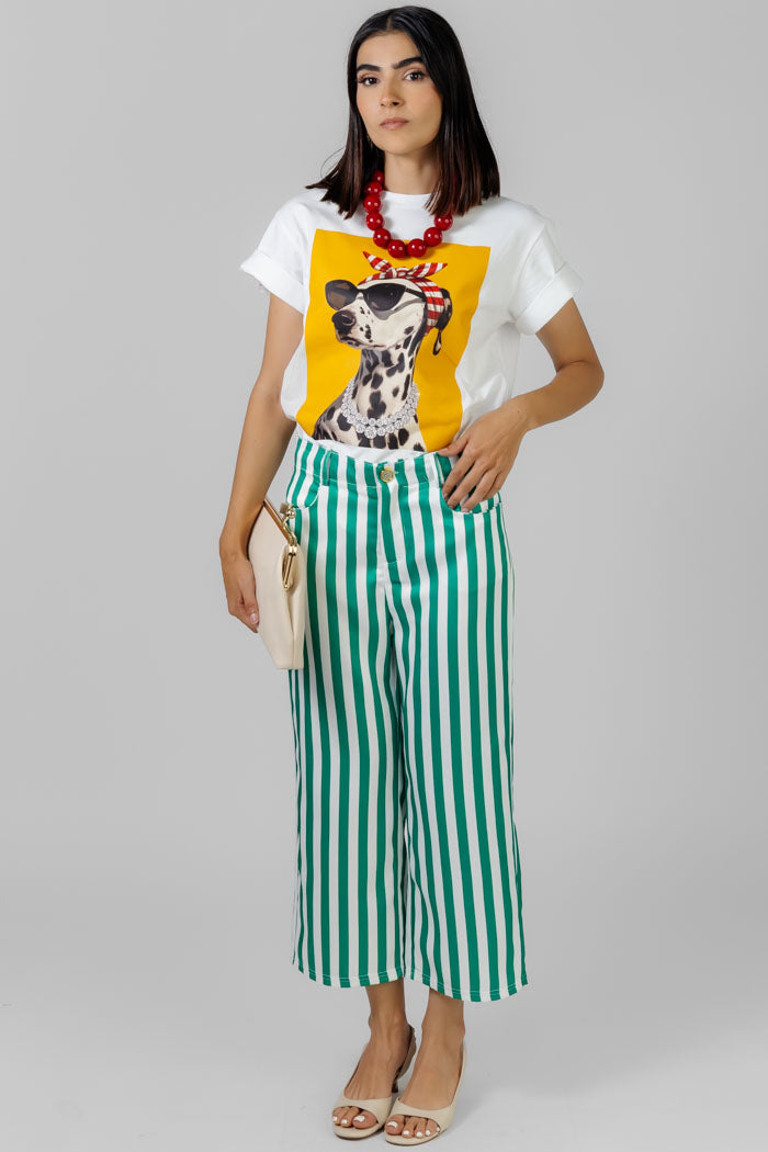 PANTALON RAYADO CULOTTE