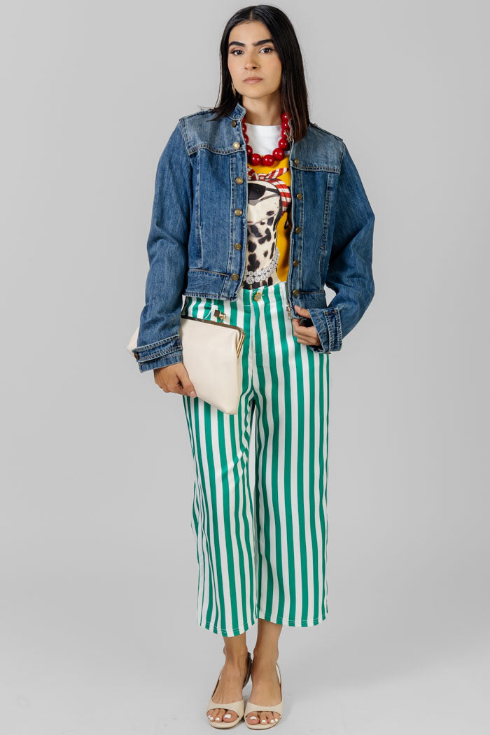 CHAQUETA CLÁSICA EN DENIM