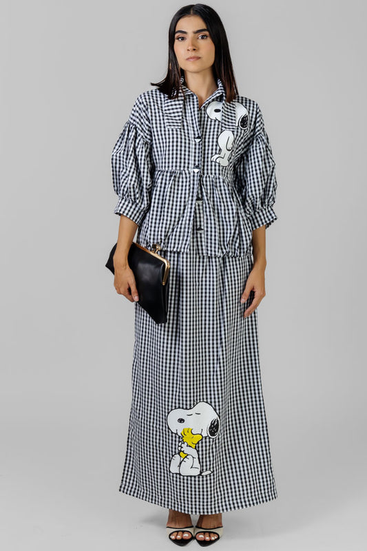 CONJUNTO VICHY CARTOON
