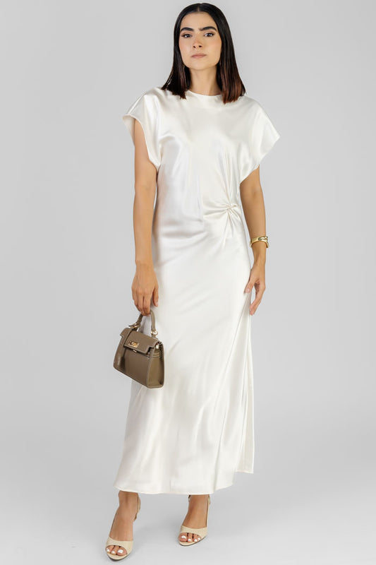 VESTIDO MIDI SATINADO