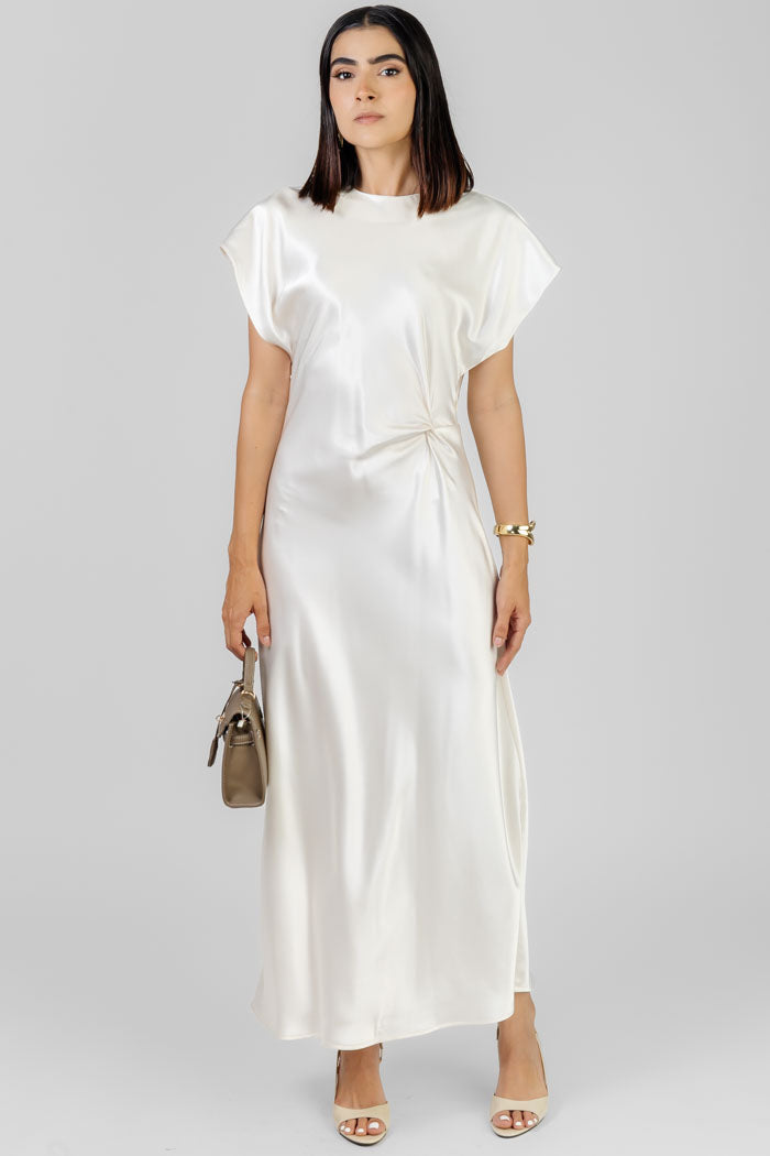 VESTIDO MIDI SATINADO
