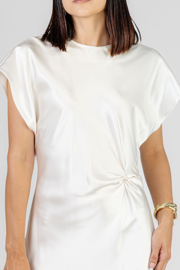 VESTIDO MIDI SATINADO