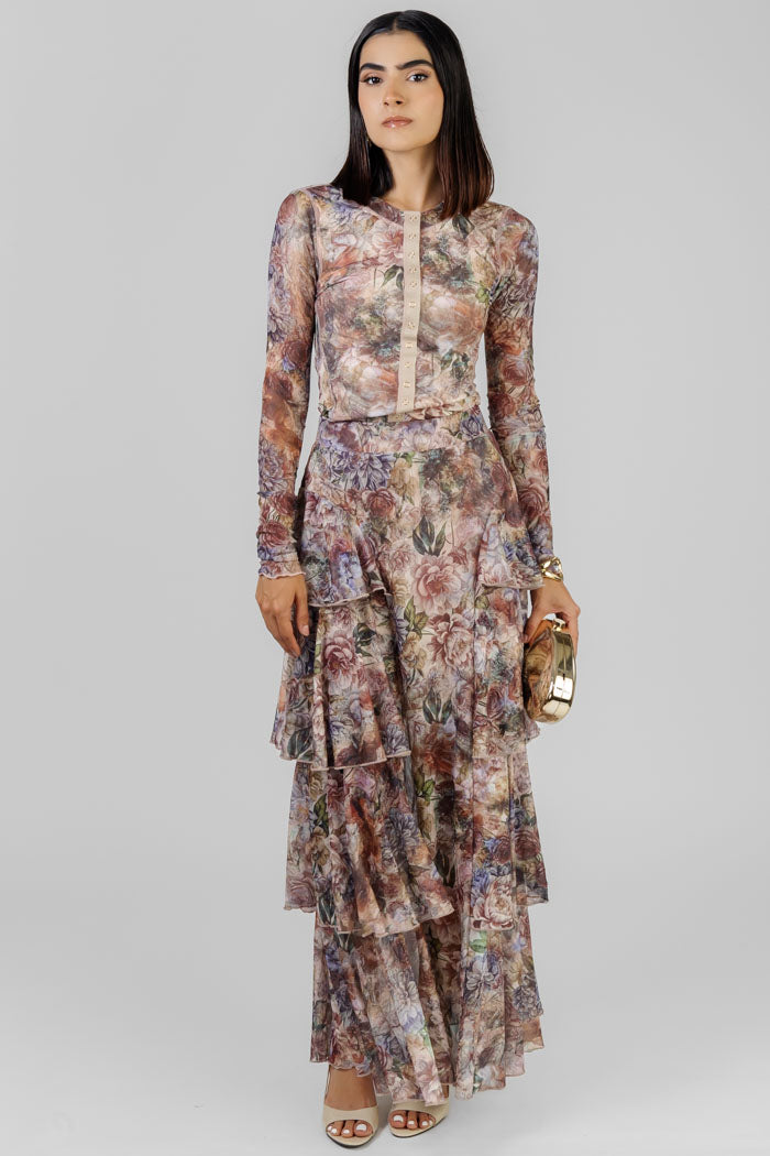 CONJUNTO FLORAL MAXI VOLANTES