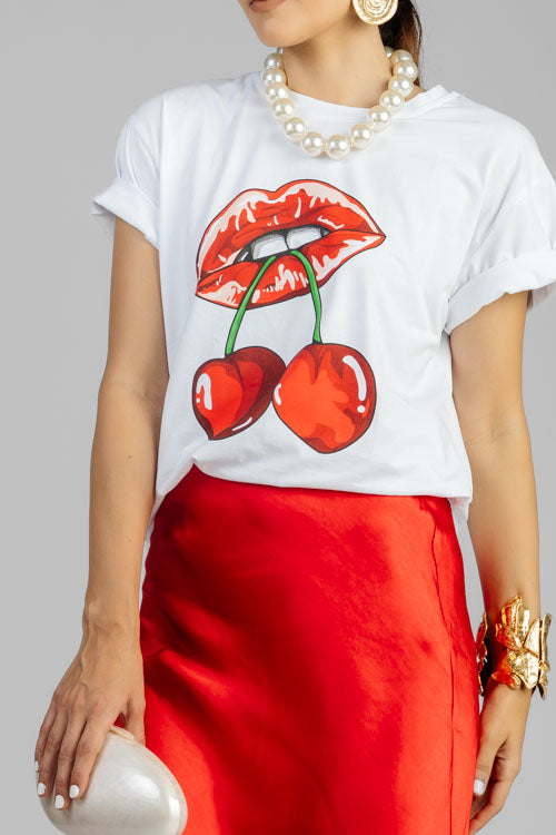 PLAYERA CEREZAS