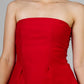 BLUSA STRAPLESS ROJA