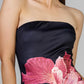 VESTIDO STRAPLESS FLOR