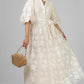 VESTIDO ORGANZA BORDADA