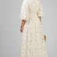 VESTIDO ORGANZA BORDADA