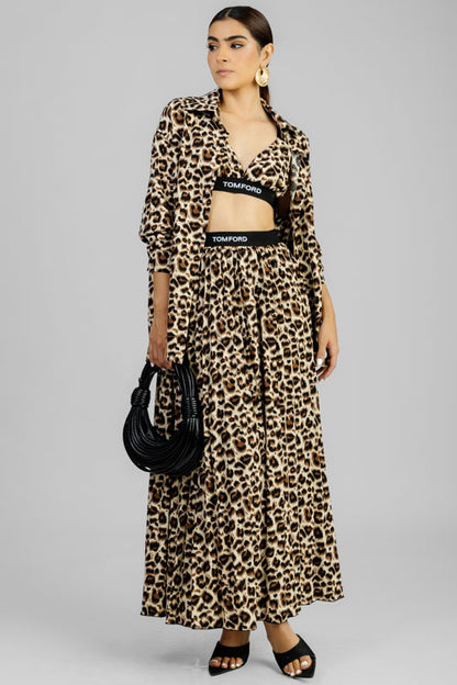 CONJUNTO TRES PIEZAS ANIMAL PRINT