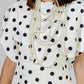 BLUSA ESTAMPADO LUNARES CLÁSICA