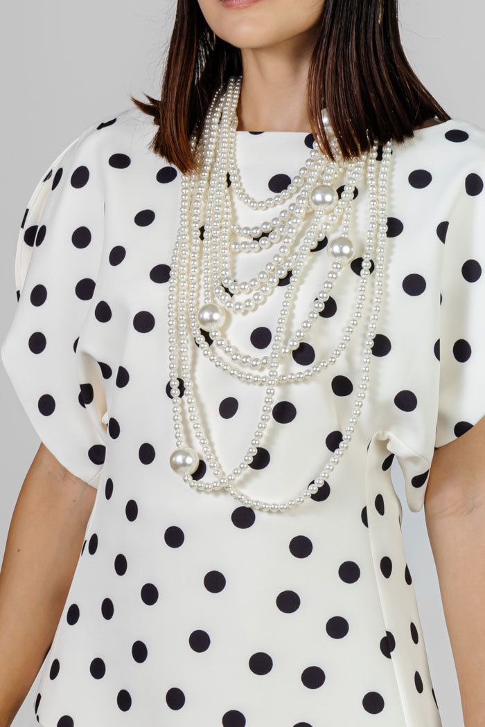 BLUSA ESTAMPADO LUNARES CLÁSICA