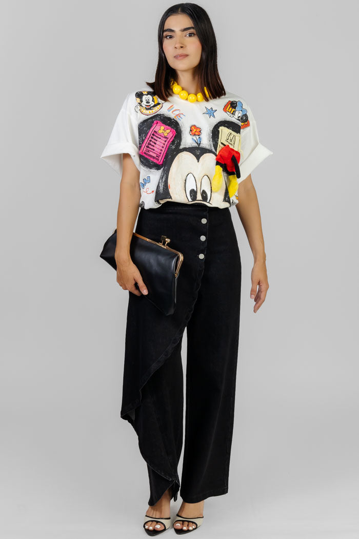BLUSA ESTAMPADA MOUSE CHIC