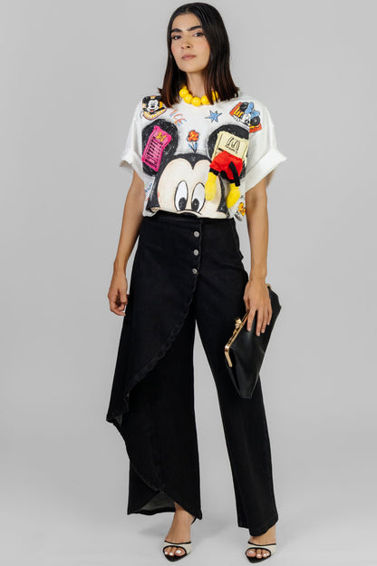 BLUSA ESTAMPADA MOUSE CHIC
