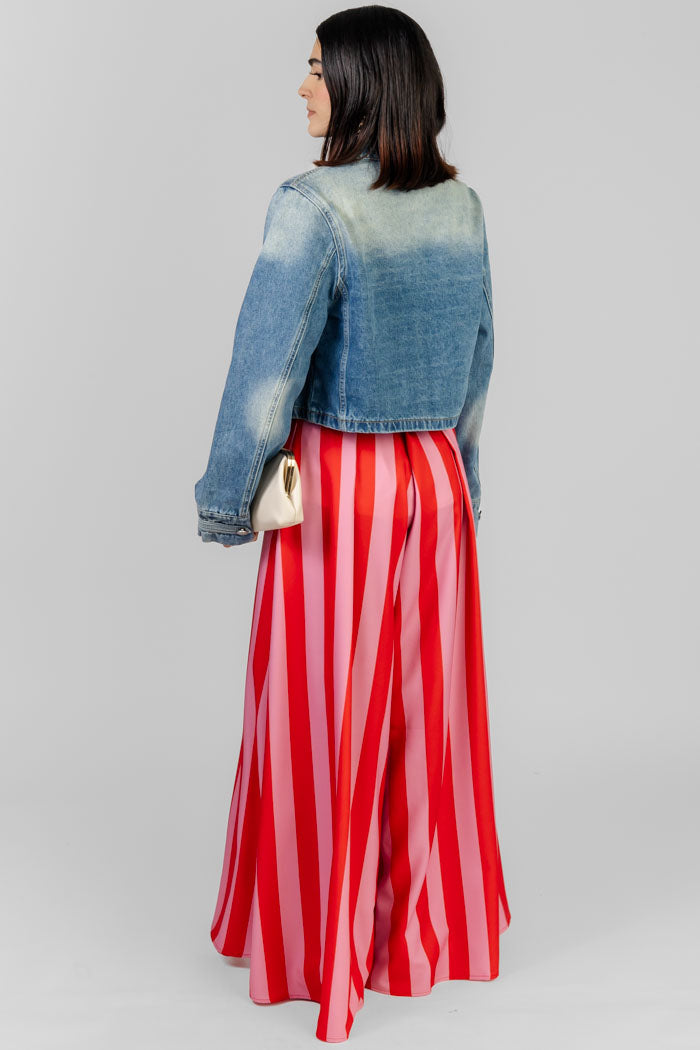 CHAQUETA DENIM ESTILO MILITAR