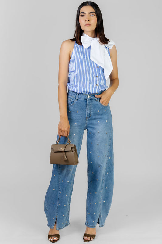 BLUSA STRIPES LAZO