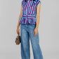 BLUSA STRIPES CON LAZO