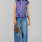 BLUSA STRIPES CON LAZO