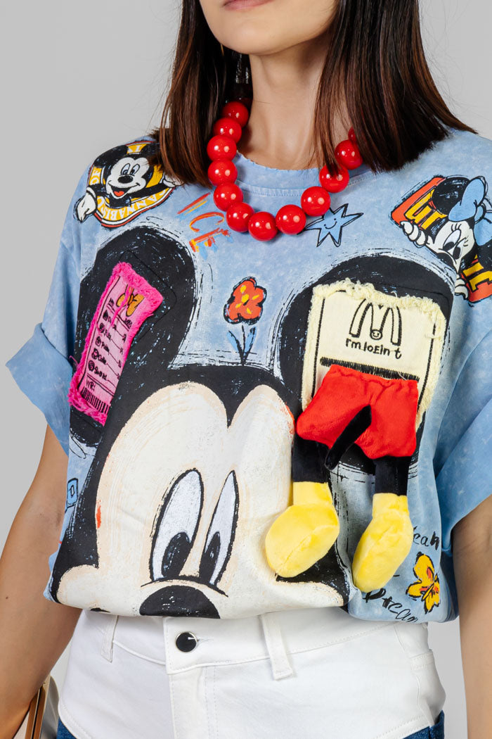 BLUSA ESTAMPADA MOUSE CHIC