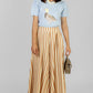 PANTALON RAYADO ANCHO ELEGANTE