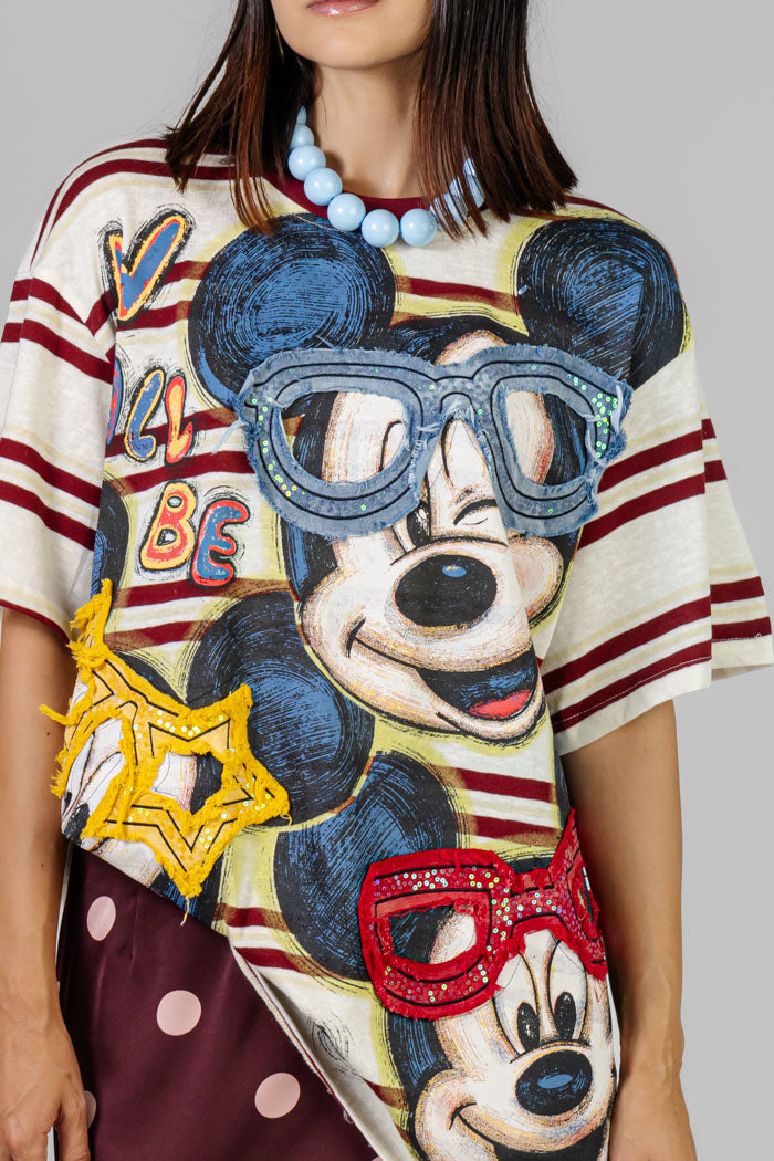 BLUSA  MOUSE LENTEJUELAS