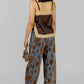 BLUSA SATINADA CON ENCAJE