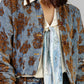 CONJUNTO DENIM FLORAL OCRE