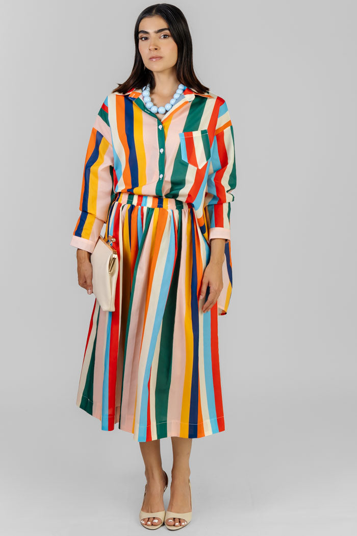 CONJUNTO RAYAS MULTICOLOR