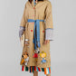 GABARDINA BEIGE ESTAMPADA