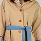 GABARDINA BEIGE ESTAMPADA