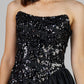 VESTIDO NEGRO CON LENTEJUELAS