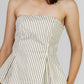 CONJUNTO DE RAYAS PEPLUM