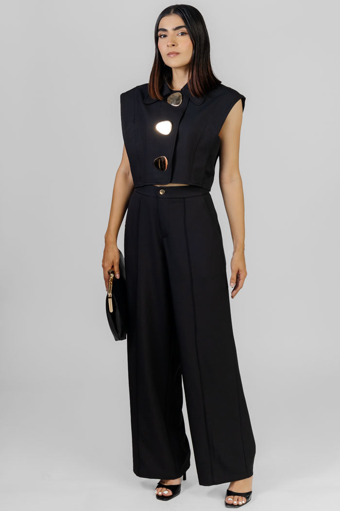 CONJUNTO NEGRO ELEGANTE