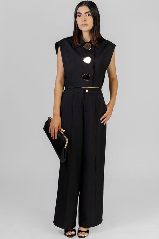 CONJUNTO NEGRO ELEGANTE