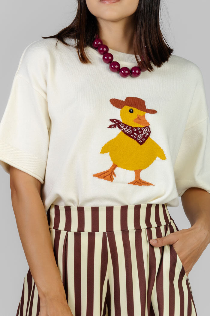 BLUSA ESTAMPADA DUCK CASUAL