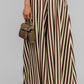 PANTALON RAYADO ANCHO ELEGANTE