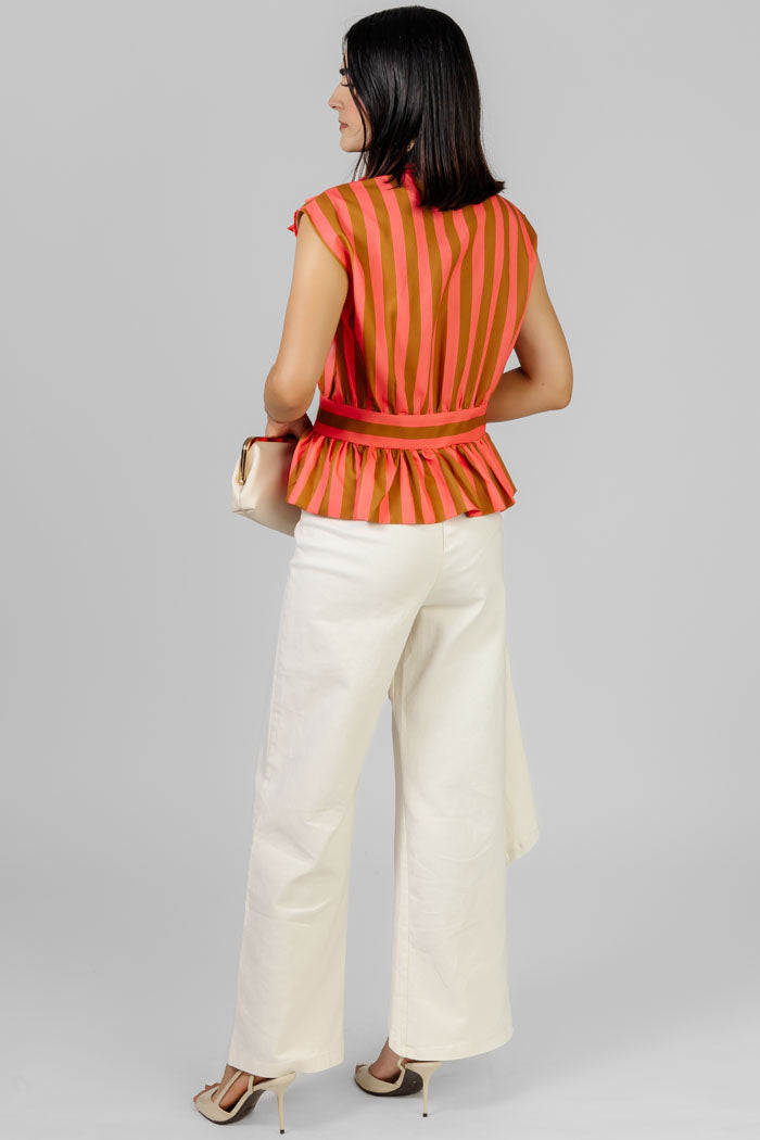 PANTALON ASIMETRICO BOTONES