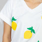 PLAYERA LIMONES BORDADOS