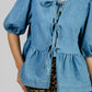 BLUSA LAZOS DENIM