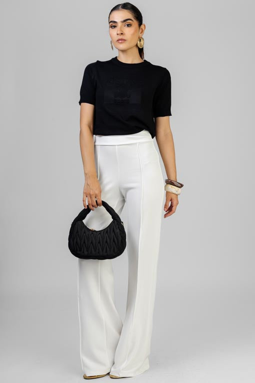 BLUSA TEJIDO NEGRA