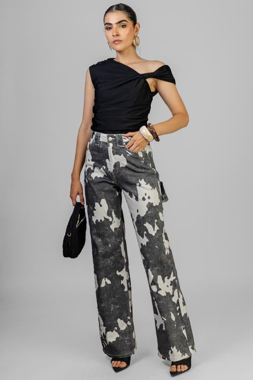 PANTALON COW PRINT