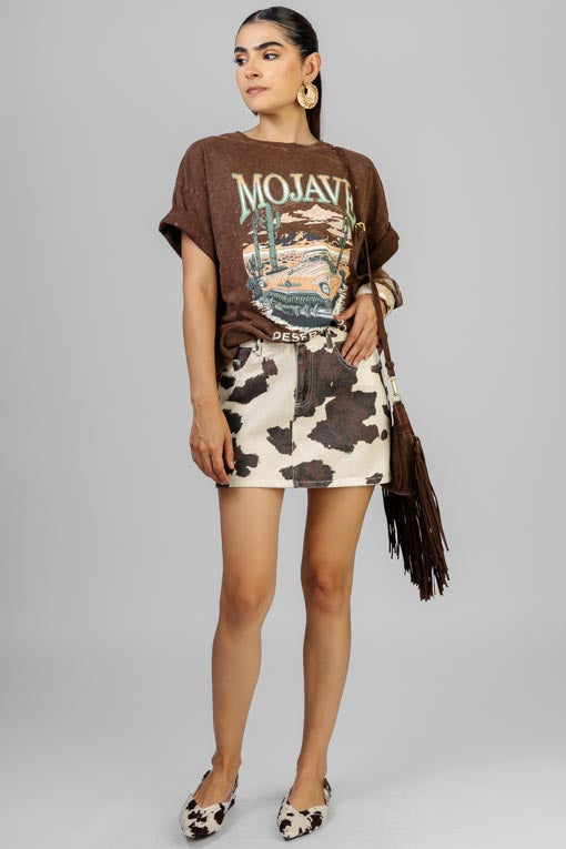FALDA PRINT COW