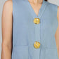 CONJUNTO TEJIDO BOTONES DORADO